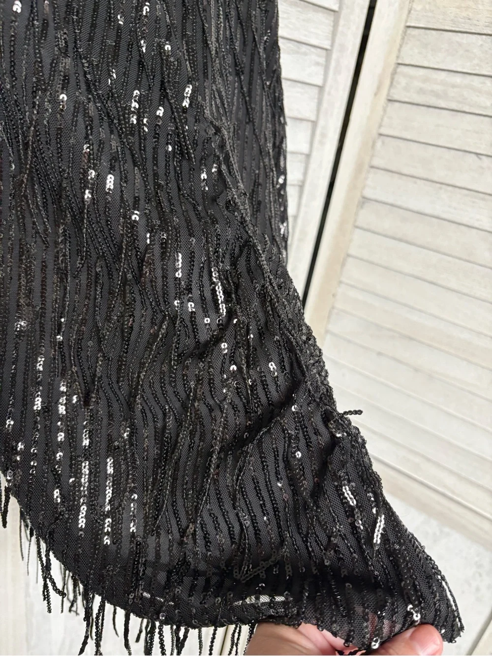 Dorothee Schumacher black beaded skirt sz3